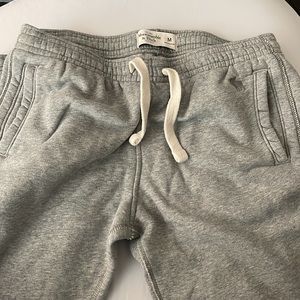 Men's Abercrombie & Fitch Athletic Joggers - Size medium Gray (used)